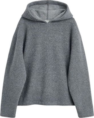 Sunflower Wool Hoodie - Heren - Hoodies - Grijs - L - Wol - Hoodies & sweatvesten