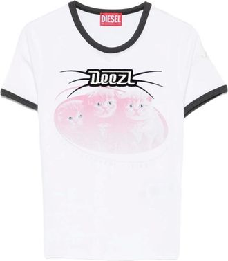 Diesel Mujer, Camisetas, Blanco, Talla: XS