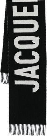 Jacquemus Black Logo Scarf