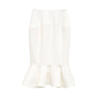 Jacquemus Palmier Rok - Dames - Rokken - Wit - Maat: S Katoen