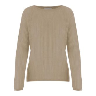 Allude Dames, Truien, Beige, Maat: XS Kasjmier