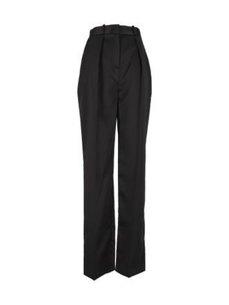 Elisabetta Franchi Tailored High-Waisted Pleated Formal Pants