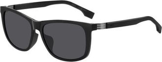 BOSS Boss 1617/F/S Asian Fit 807/IR Mens Sunglasses Black Size 59