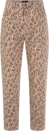 Marc Cain Feura Jeans - Dames - Loose Fit Jeans - Bruin - 3XL - Katoen - Jeans