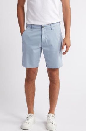 34 Heritage Arizona CoolMax Slim Fit Flat Front Chino Shorts in Faded Denim Summer at Nordstrom Rack, Size 31