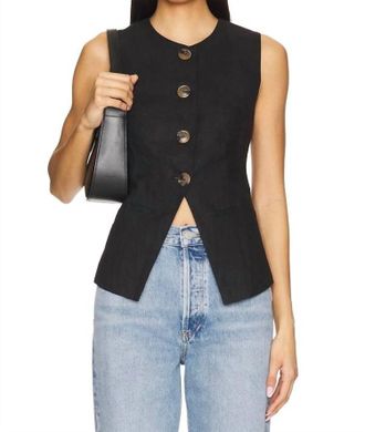 Heartloom Emerson Vest In Black