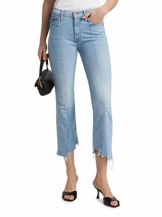 Mother Insider Crop Pointy Jeans In Lets Get It Together