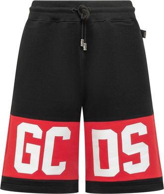 GCDS Black Logo Shorts