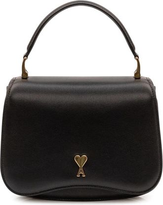 Ami Top Handle Paris Bag - Dames - Handtassen - Zwart - ONE Size - Leer - Tassen