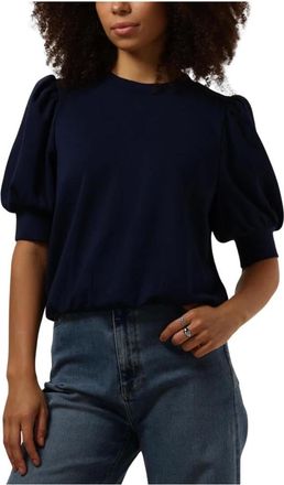 Minus Dames, Blouses & Shirts, Blauw, Maat: 2XL Modal