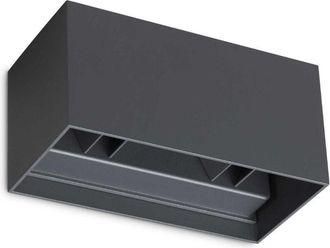 Ideal Lux Ideal Lux Atom Aplique Up Down Exterior Led Integrado 4 Luces Antracita 2100lm 3000k Ip54