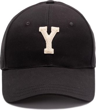 Saint Laurent Black Baseball Cap