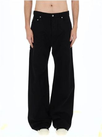 Rick Owens Geth Jeans - Heren - Loose Fit Jeans - Zwart - W32 - Katoen - Jeans