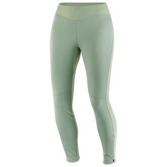 Salomon GORE-TEX Infinium Windstopper Tight Langlaufhose f&uuml;r Damen | gr&uuml;n