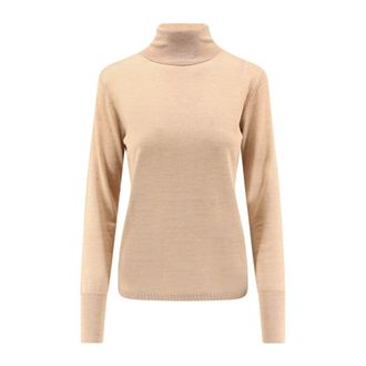 Aspesi Virgin Wool Turtleneck - Dames - Coltruien - Beige - S - Wol - Truien & Vesten