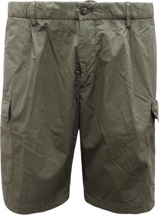 BRIGLIA 1949 Korte Broeken, Heren, Groen, M, Cargo Shorts Newport Model