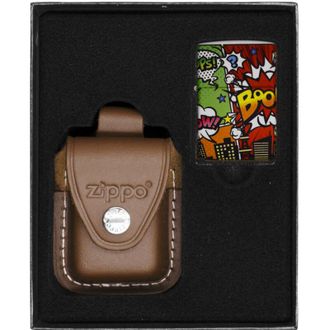OEM Encendedor Zippo Pop Art City Set De Regalo N.&ordm; 2