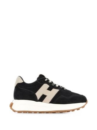 Hogan Black Logo Sneakers
