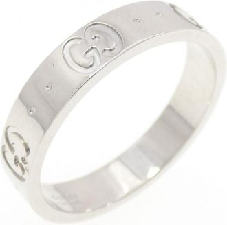 Gucci White Gold White Gold (18K) Band Ring (Pre-Owned)