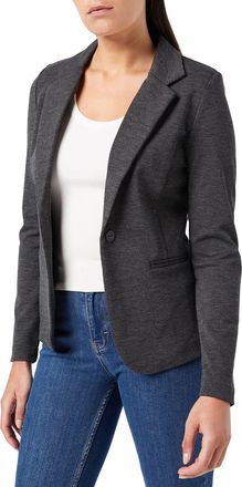 Ichi Womens 20101801 Blazer, Grey - Grau (Grey Melange 10020), 10 (Manufacturer Size: M)