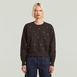 G-Star Heritage Hardware Loose Sweater - Bruin - Dames