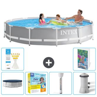 Intex Piscina Prism Frame Redonda - 366x76 Cm - 7-piezas S18