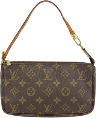 Louis Vuitton Pre-owned Mini Bags, female, Brown, Size: ONE SIZE Pre-owned Mini Pouch