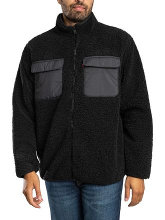 Levi's Campo Sherpa-Jas, Zwart