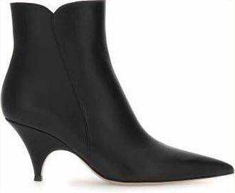 Gianvito Rossi Sofia Bootie 70 in Black Leather at Nordstrom, Size 38.5