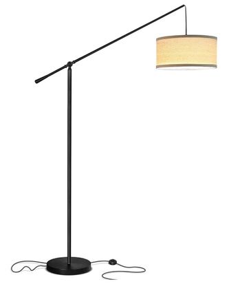 Brightech Brightech Hudson Black Mid-Century Led Floor Lamp