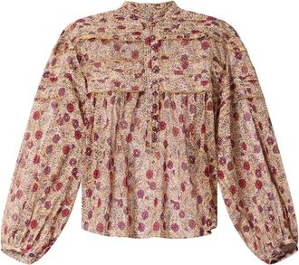 Isabel Marant Doane Blouse - Dames - Blouses & Shirts - Roze - Maat: S Katoen