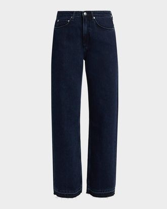 Rag & Bone Logan Mid-Rise Wide-Leg Jeans