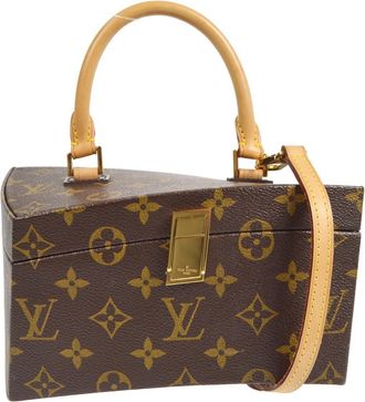 Louis Vuitton Frank Gehry Twisted Box Bag Monogram Canvas Brown Canvas Handbag (Pre-Owned)