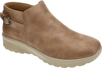 Skechers Womens Lovely Vibe-Moonlight Ankle Boot, Tan, 8.5