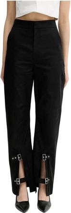 Iro Wijde broek - Dames - Wijde Broeken - Zwart - S - Katoen - Broeken