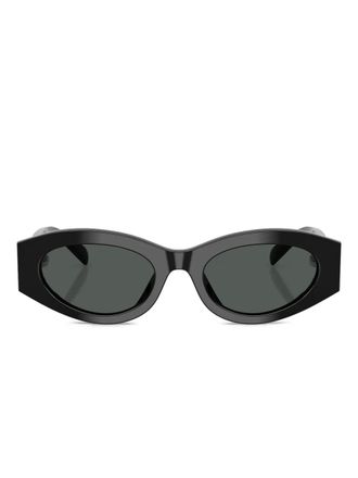 Tory Burch Occhiali da sole ovali - Nero