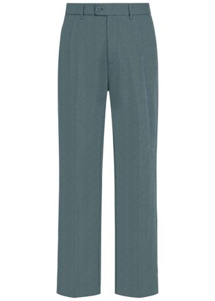 Percival Tailored Straight-leg Woven Trousers - Blue - 36 (W36 / XL)