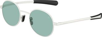 Moncler ME4016 CENTRO 100482 Mens Sunglasses Silver Size 50
