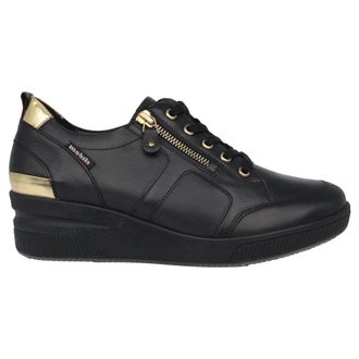 Mephisto Wide Fit Dames Sneakers - Zwart - Dames - Sneakers - Zwart - 35 1/2 EU - Schoenen