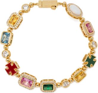 Cernucci gemstone motif bracelet - Gold
