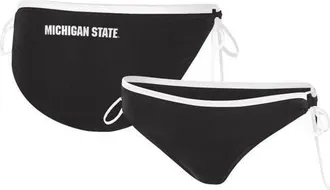 G-III 4Her by Carl Banks Womens G-III 4Her by Carl Banks Black Michigan State Spartans Perfect Match Bikini Bottom at Nordstrom, Size Xx-Large