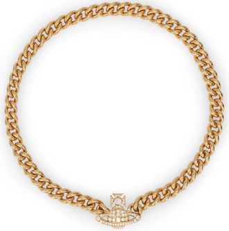 Vivienne Westwood Orb Pendant Necklace - Dames - Kettingen - Geel - S - Accessoires