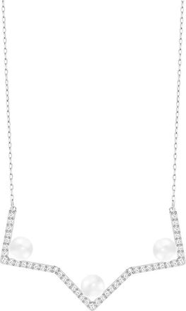 Swarovski Edify Medium Ketting - Dames - Kettingen - Wit - ONE Size - Accessoires
