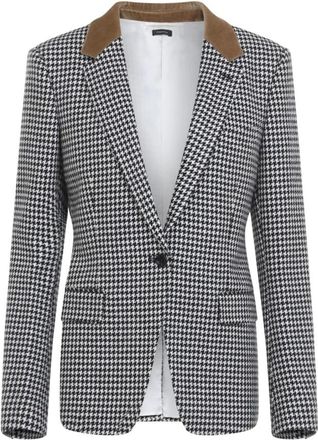 Tom Ford Pied de Poule Single-Breasted Jacket - Dames - Blazers - Veelkleurig - XS - Jassen