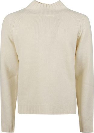 Aragona Regular Raglan Turtle Neck Sweater - Heren - Coltruien - Wit - M - Truien & Vesten