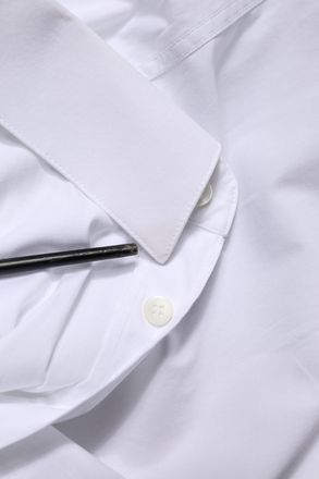 Dolce & Gabbana White Cotton GOLD Formal Men Dress Mens Shirt (Pre-Owned)