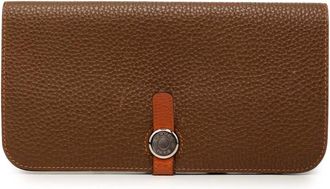 Herm&egrave;s Pre-owned Hermes Togo Dogon Duo Wallet GM Ladies 17N7IEQ8LWNEIJVN