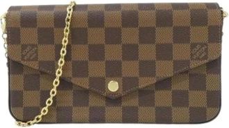 Louis Vuitton Pre-owned Cross Body Bags, female, Brown, Size: ONE SIZE Pre-owned Pochette F&eacute;licie