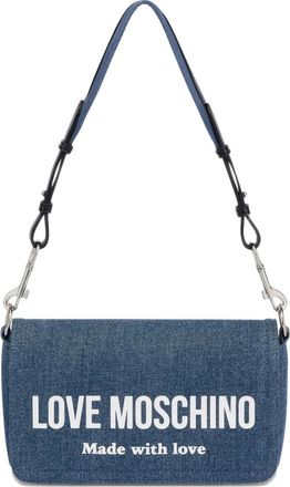 Love Moschino Schoudertas met ritssluiting - Blauw