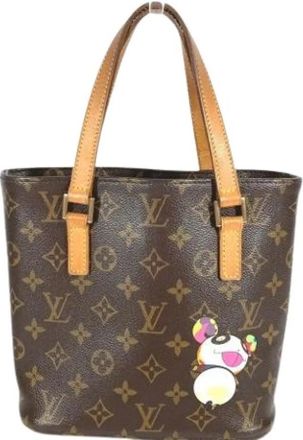 Louis Vuitton Pre-owned Tote Bag - Dames - Vintage Shopper - Bruin - ONE Size - Leer - Vintage